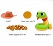 Electric Tricky and Scary Rattlesnake Toys Tricky Horror Decompression Snake Children Doll Toys For Kids Girl Boy Birthday Gift