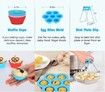 21Pcs 8inch Air Fryer Accessories Frying Baking Cake Pizza Oven Rack Tray Pot Pan 3.2QT-6.2QT-up