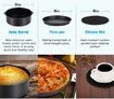 21Pcs 8inch Air Fryer Accessories Frying Baking Cake Pizza Oven Rack Tray Pot Pan 3.2QT-6.2QT-up