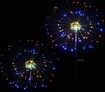 200LED 8 Modes Solar Firework Lights Plug in Ground Starburst COLORFUL