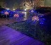 200LED 8 Modes Solar Firework Lights Plug in Ground Starburst COLORFUL