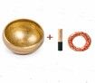 Tibetan Singing Bowl Set-Meditation Sound Bowl Handcrafted in Nepal for Healing and Mindfulness (diameter 14cm)