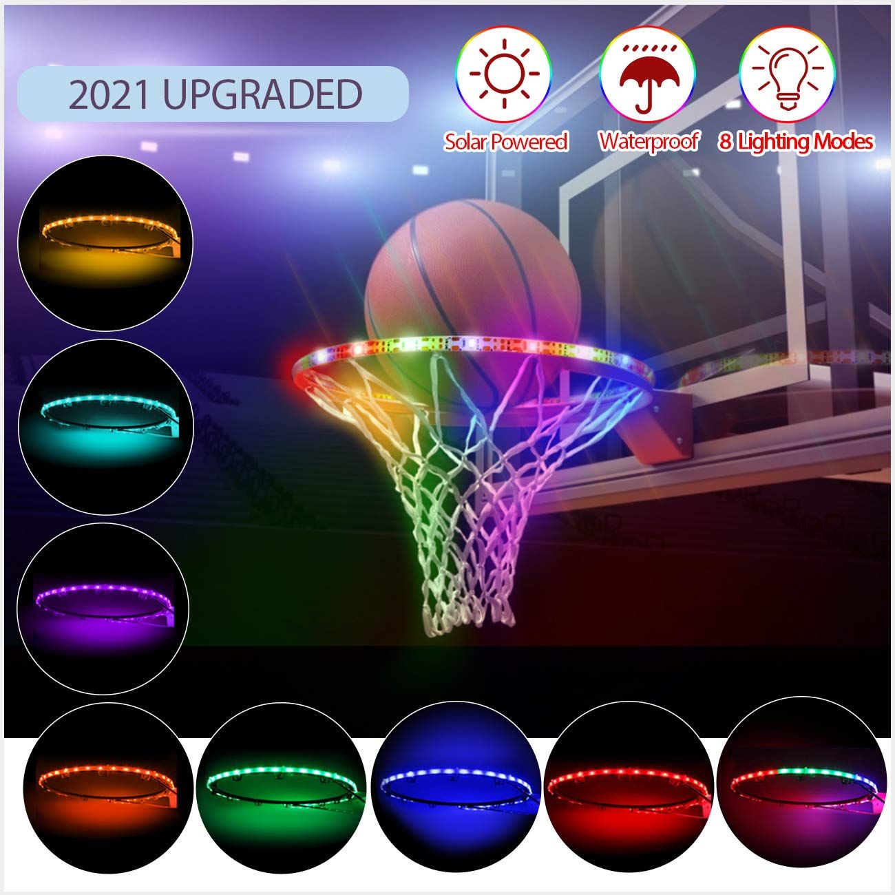 lights to play basketball at night