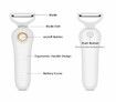 Electric Vegetable Peeler, Handheld Julienne Potato Peeler Slicer 3-in-1 Set Kitchen Gagets Tools for Apple Carrot Potato with 3 Different Blades