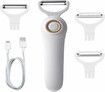 Electric Vegetable Peeler, Handheld Julienne Potato Peeler Slicer 3-in-1 Set Kitchen Gagets Tools for Apple Carrot Potato with 3 Different Blades