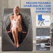 Portable Steam Sauna Therapeutic Home Sauna Spa Kit with Steam Pot, Portable Chair & Remote Control