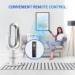 Bladeless Tower Fan Oscillating Heating 2 In 1 Cool Hot with Led Screen and Remote Control