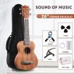 Melodic Tenor Ukulele 26 Inch Mahogany Ukulele with Bag Tuner Pick Capo