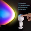 Sunset Projector Lamp Rainbow Atmosphere Led Night Light for Home Bedroom Background Wall Decor USB Table Lamp