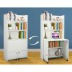 Multifunctional Computer Desk Bookshelf Wooden Storage Organiser Modern Furniture