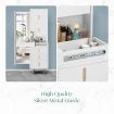 Freestanding Wooden Dressing Cabinet Table with Full Length Mirror Storage Drawers