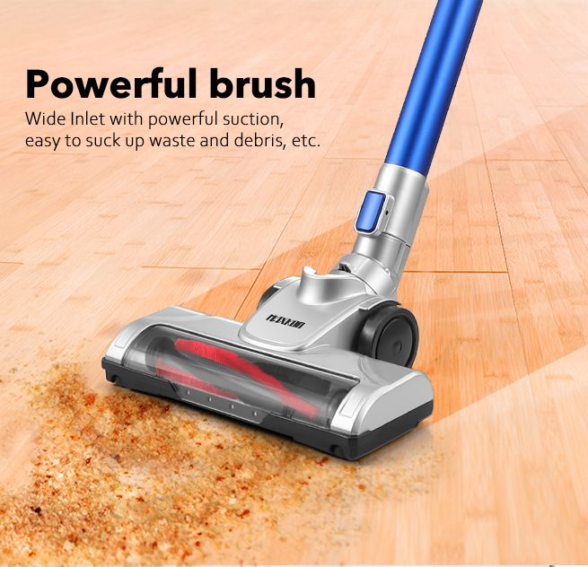 2In1 Cordless Vacuum Cleaner Stick Handheld Vac Rechargeable Led