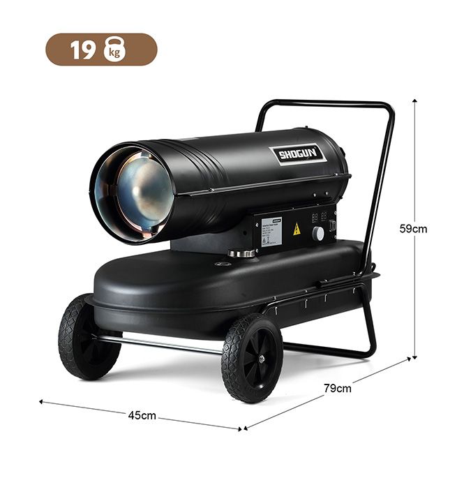 Industrial Fan Heater 38kW Diesel Kerosene Heater for Workshop Warehouse Shed