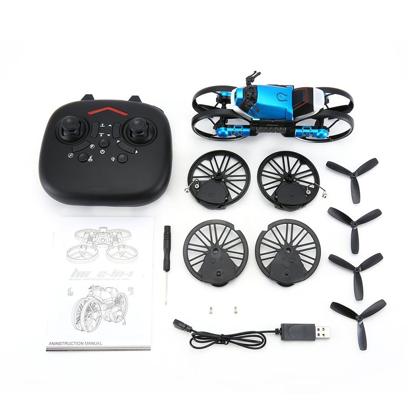 rc bike drone 2 in 1