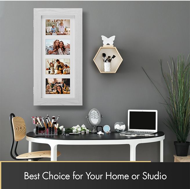 Mirrored Lockable Wall Hanging Jewellery Organizer Earrings