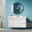 90cm Bathroom Vanity Wall Cabinet Sink Basin Cupboard Storage Unit White