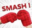 Incredible Smash Fists Punching Gloves Plush Hands Stuffed Pillow Handwear, Kids Cosplay Costumes Gloves, Superhero Toys for Boys, Toddlers, Birthday, Halloween, Christmas Xmas Gifts, Red