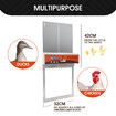 Automatic Chicken Door Auto Opener Coop House Kit Cage Closer Timer Light Sensor Upgraded