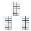 36PCS Plastic Shoe Display Cases Stackable Storage Organiser Box White