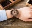 Unique Wooden Watches Walnut Quartz Watches Fashion Natural Roman Numeral Wood Watch