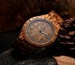Unique Wooden Watches Walnut Quartz Watches Fashion Natural Roman Numeral Wood Watch