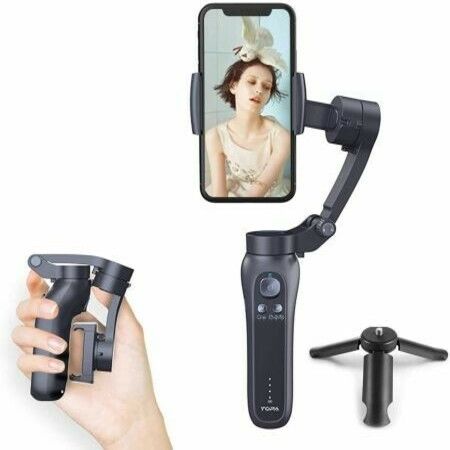 Foldable 3-axis Smartphones Gimbal Professional Video stabilizers for iPhone 11, 12 (GIMBAL-L7B-8)