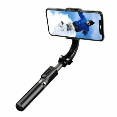 Foldable Handheld Selfie Stick Gimbal Stabilizer Bluetooth Selfstick with Fill Light Remote Shutter Tripod Monopods