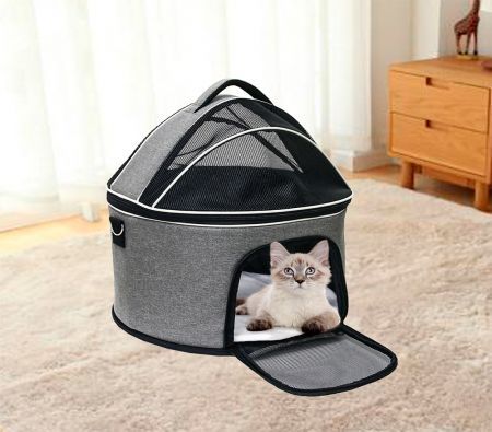 Travel Pet Cat Bag Breathable Portable Car Seat Backpack Travel Pet Bag Handbag Out Messenger Bag