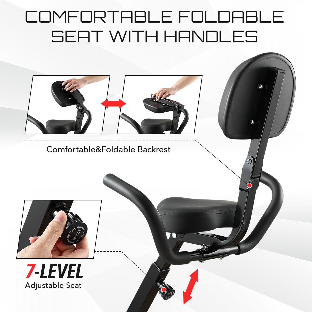 genki upright exercise bike