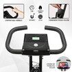 Genki 2-in-1 Folding Exercise X-Bike Magnetic Upright Recumbent Spin Bicycle with LCD and Magnetic Resistance