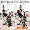 Genki 2-in-1 Folding Exercise X-Bike Magnetic Upright Recumbent Spin Bicycle with LCD and Magnetic Resistance