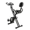 Genki 2-in-1 Folding Exercise X-Bike Magnetic Upright Recumbent Spin Bicycle with LCD and Magnetic Resistance