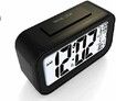 Digital Smart Alarm Clock with Automatic Sensor,Date & Temperature for Bedroom- (Black)