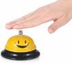 Call Bell, Service Bell for The Porter Kitchen Restaurant Bar Classic Concierge Hotel (3.3 Inch Diameter) (Yellow A)