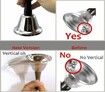 Silver Steel Hand Bell for Wedding Events Decoration, Call Bell, Alarm, Jingles (1 Pc Silver)