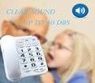 Senior Elderly Assisted Amplified Landline Phone with Emergency Large Numbers Corded Speakerphone