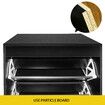 Black Wooden Shoe Cabinet Rack Shelf Organiser w/3 Drawers 45 Pairs Shoes Storage 