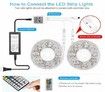 LED Strip Light 2835 SMD RGB Multi-Color Changing Lights 300 LEDs Rope with IR Remote 5M Length