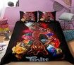 3D Trolls World Tour Printed Microfibre Duvet Cover Bedding Set and Pillowcase for Children and Teenagers Single size 140X210