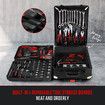 1375 Piece Tool Box Tool Kit Trolley Case Storage Toolbox Tool Set Organiser Black