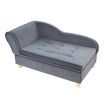 Pet Dog Bed Cat Sofa Puppy Couch Doggy Chaise Soft Lounge Furniture Flannelette Removable Cushion 98x54.5x48CM