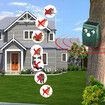 Ultrasonic Animal Pest Control Repeller Cat Dog Rat Bird Repellent Deterrent IP67 Waterproof Motion Activated Flashing LED Light