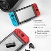 GuliKit Route Air Bluetooth Adapter for Nintendo Switch/ Switch Lite PS4 PC, Dual Stream Bluetooth Wireless Audio Transmitter with aptX Low Latency Connect Your AirPods Bluetooth Speakers Headphone