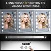 Maxkon Hollywood Makeup Mirror Lighted Vanity Mirror with 10 Dimmable Led Bulbs 3 Colours