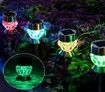 Color-Changing Solar Path Lights,6-Pack Solar Garden Decor Lights, Diamond-Like Waterproof Walkway Lights for Lawns, Yards, Gardens, Pathways