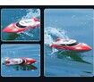 High-Speed 35km/h 200M Control Distance Cooling Overturn Reset pull fishnet Speedboat 2 batteries