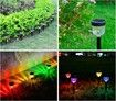 LED Solar Light Outdoor, 6 Packs Solar Pathway Lights with 7 Color Changing Waterproof IP65, Outdoor Solar Landscape Lights for Lawn,Yard and Walkway