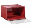 2Pack Voice Control LED Sneaker Storage Boxes Drop Side Shoe Boxes Clear Plastic Stackable Col Red 36x29x22cm