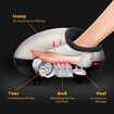 HOMASA Shiatsu Foot Massager Foot Massage Machine with Heat Deep Kneading Squeeze Massage for Pain Relief