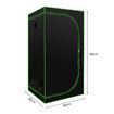 80x80x160cm Hydroponic Grow Tent Room Indoor Plant Grow System Reflective 600D Oxford Cloth